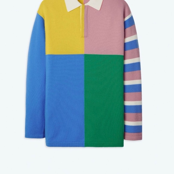 Guest In Residence Tops - Guest in Residence Rugby Shirt in Multicolor Prep